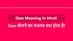OSM meaning in Hindi | ओएसएम मीनिंग इन हिंदी
