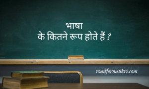 भाषा के कितने रूप होते हैं ? | Bhasha Ke Kitne Roop Hote Hain