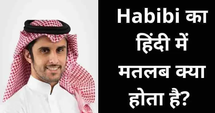 हबीबी का हिंदी में क्या मतलब होता है ? | Habibi Meaning In Hindi
